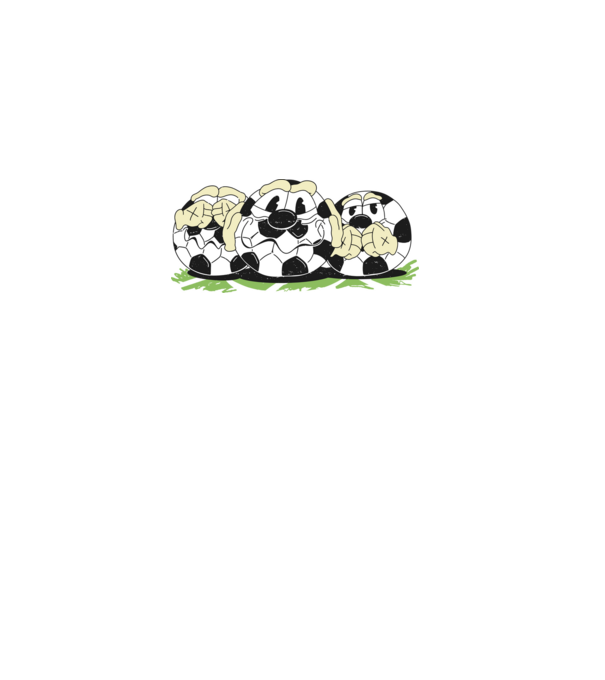 FootballWiseMonkeyStyle minta fehér pólón
