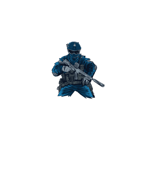 Special Force minta fehér pólón