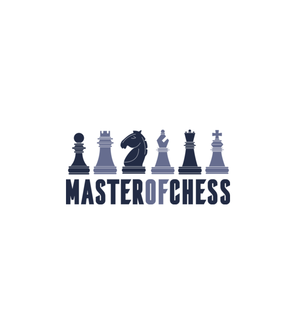 Master of Chess minta fehér pólón