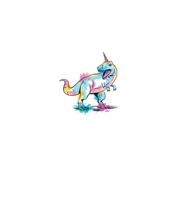 Unicornsaurus - Unikornis Dinoszaurusz minta szürke pólón