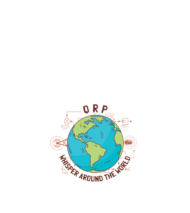 QRP Föld minta fehér pólón