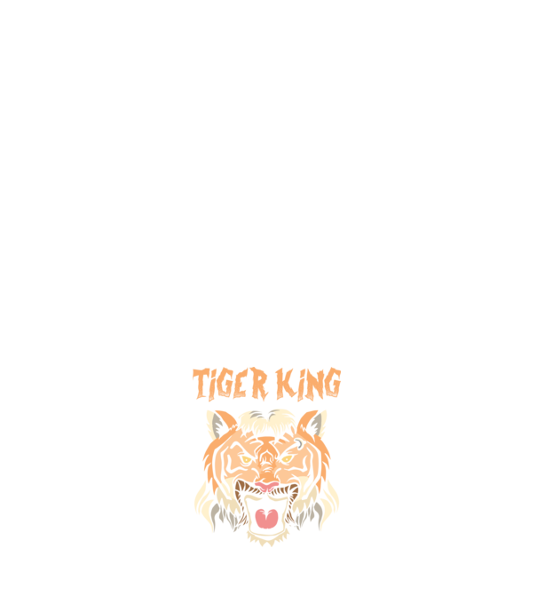 Tiger King minta fehér pólón