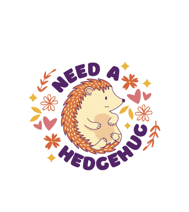 Need a hedcehug minta fehér pólón