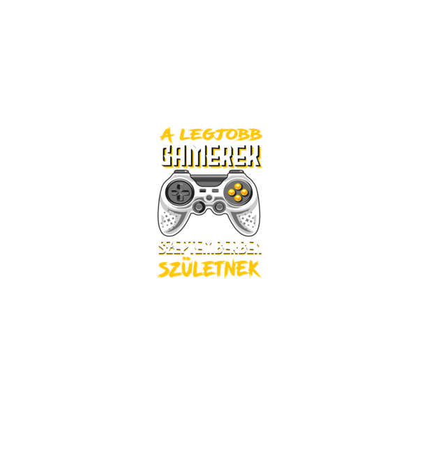 A Legjobb Gamerek Szeptemberben születnek minta szürke pólón