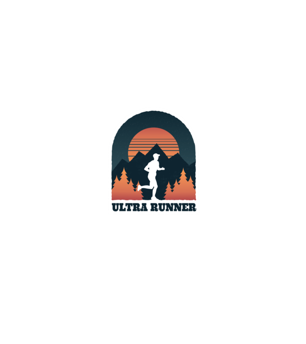 Ultra Runner Futós póló minta fehér/piros pólón
