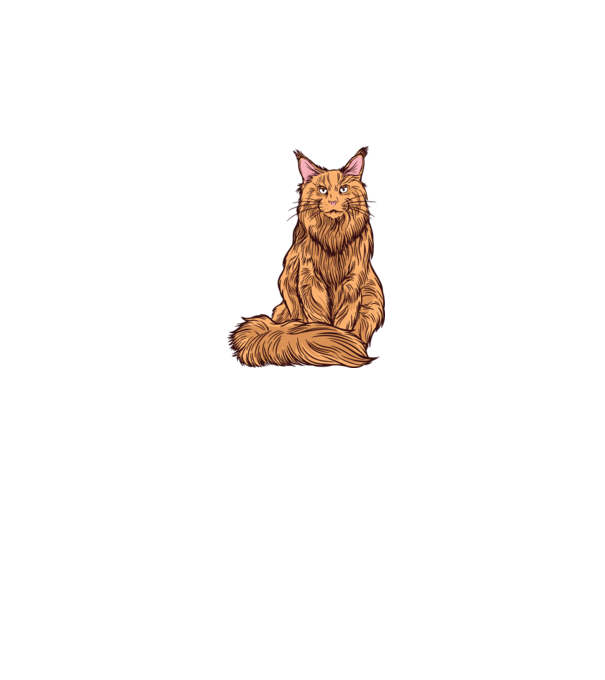 Maine Coon Cica minta zöld pólón
