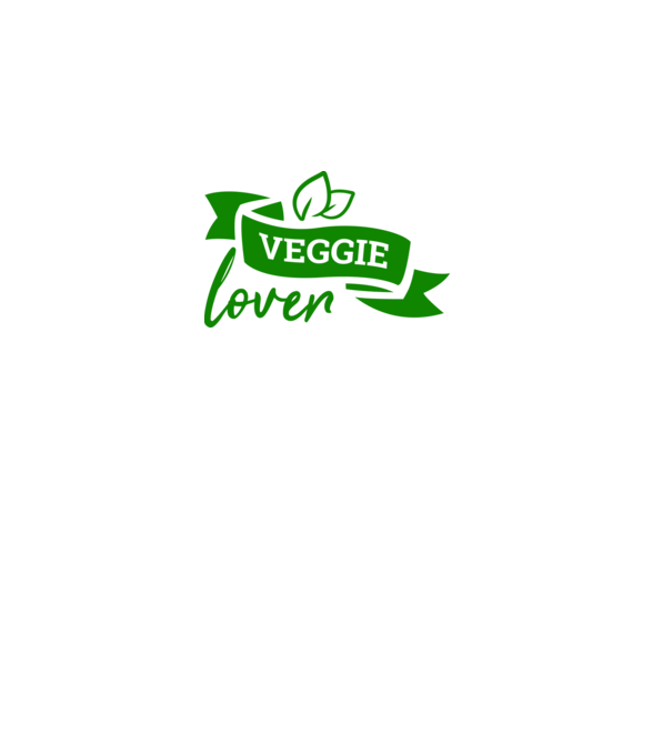 Veggie lover Zöldség imádó minta fehér pólón