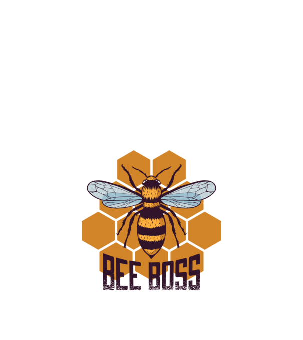 Bee Boss Méhész főnök minta fehér pólón