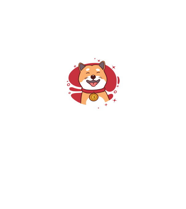 Dogecoin minta királykék pólón
