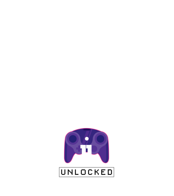 Level 11 Unlocked Gamer Születésnap minta sötétkék pólón