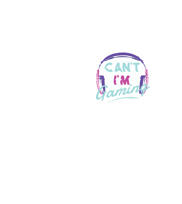 Can't I'm Gaming - Gamer minta neonsárga pólón