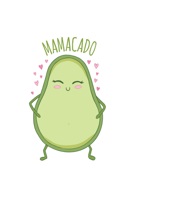 Mamacado minta világoskék pólón