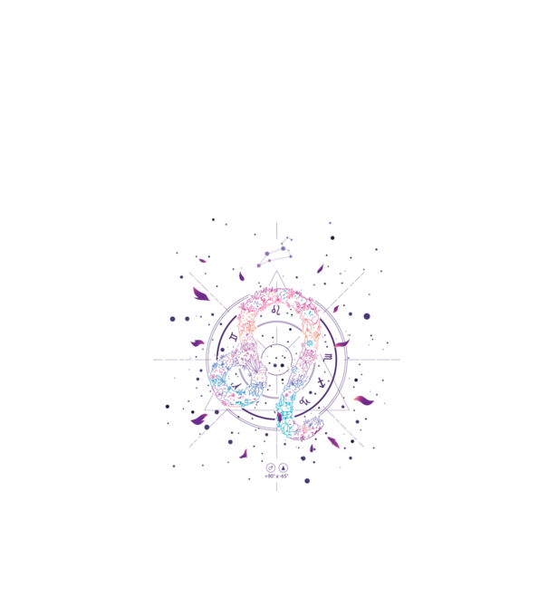 Oroszlán Csillagjegy Horoszkóp - Leo Zodiac minta fekete pólón