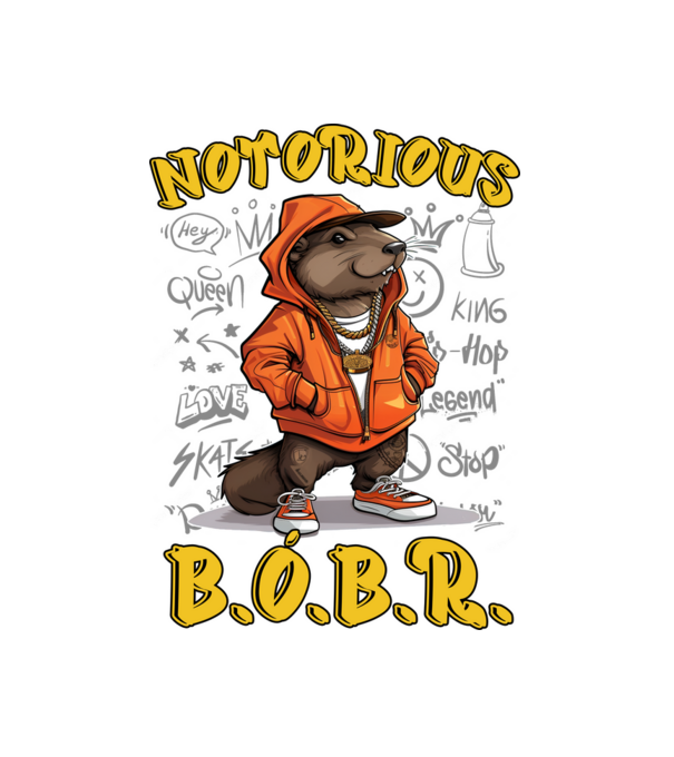 Gangsta Bóbr - Bober minta fehér pólón