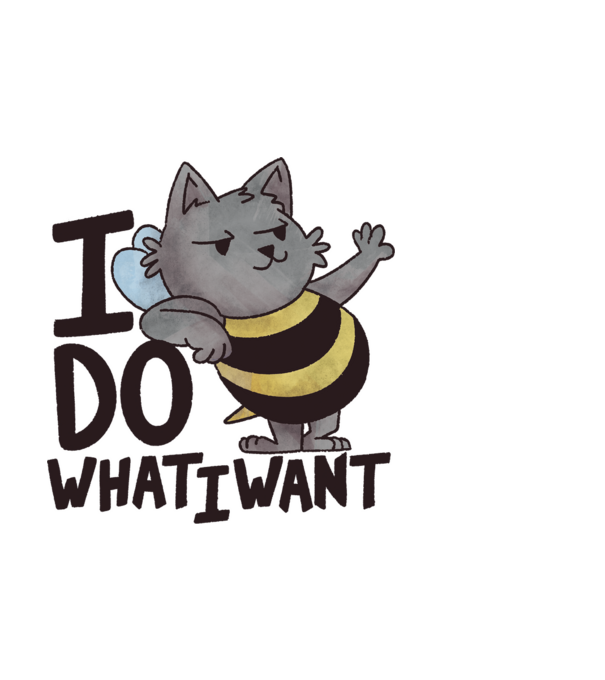 I Do What I Want minta világoskék pólón
