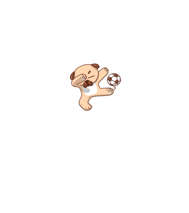 Focis Mopsz DAB minta szürke pólón