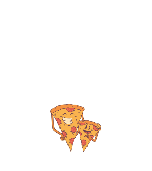 Pizza Család minta világoskék pólón