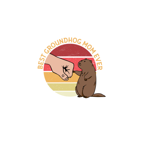 Mormota minta fekete pólón