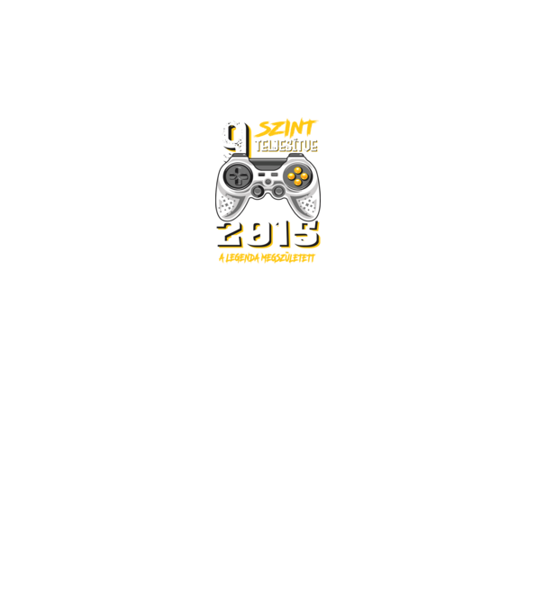 szint 9 2016 minta fekete pólón