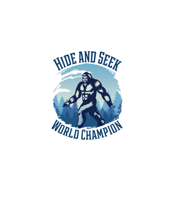 Big Foot minta szürke pólón