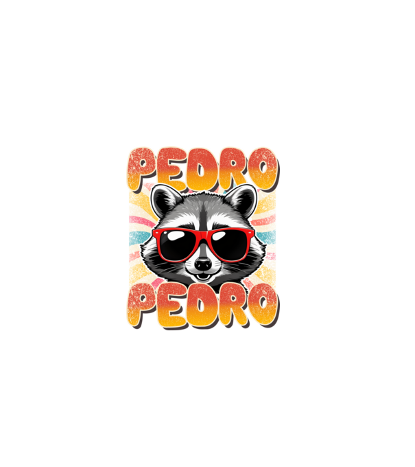Pedro Pedro Groovy Retro minta fekete pólón