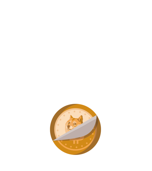 Dodge Coin minta sötétkék pólón