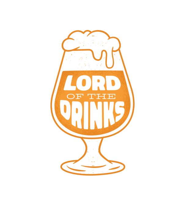 Lord of the Drinks Sör minta fehér pólón