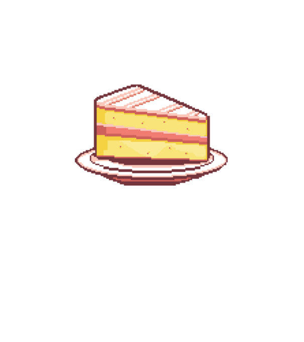Pixel torta minta fehér pólón