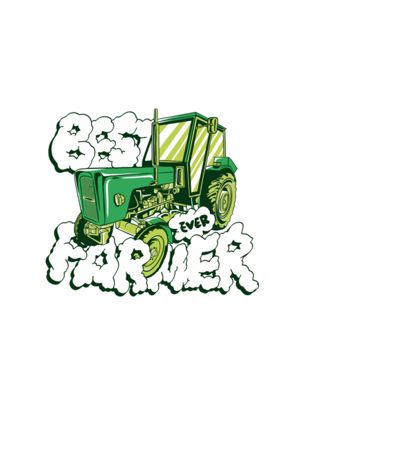 Best Farmer Ever Traktoros minta fekete pólón