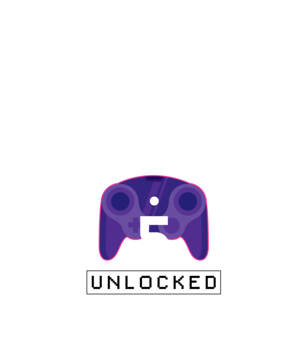 Level 5 Unlocked Gamer Születésnap minta fekete pólón