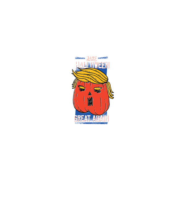 Make Halloween Great Again Trump minta szürke pólón