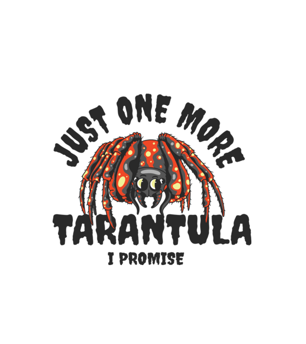 Tarantula minta fehér pólón