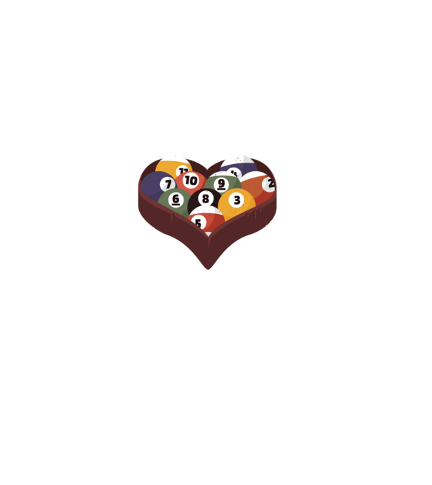 I break hearts - Biliárd minta zöld pólón
