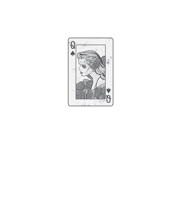Poker minta fekete pólón