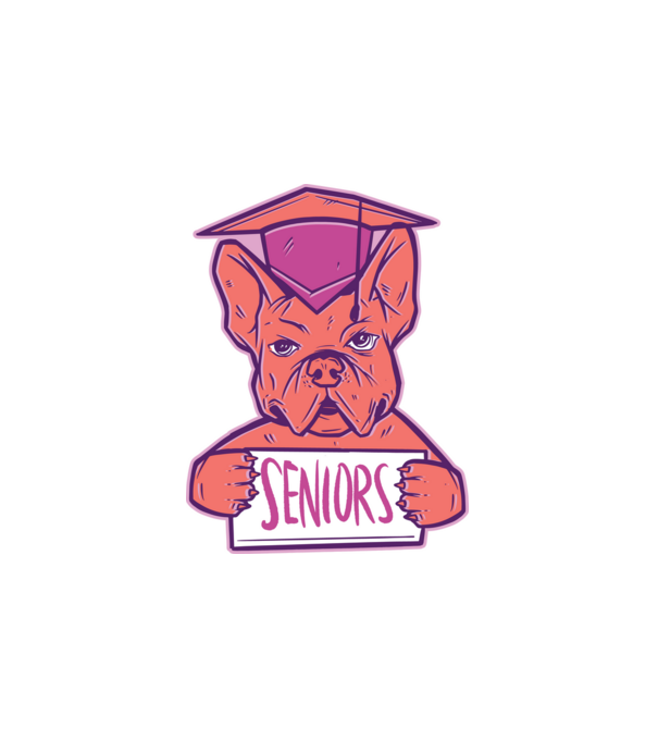 Bulldog minta fehér pólón