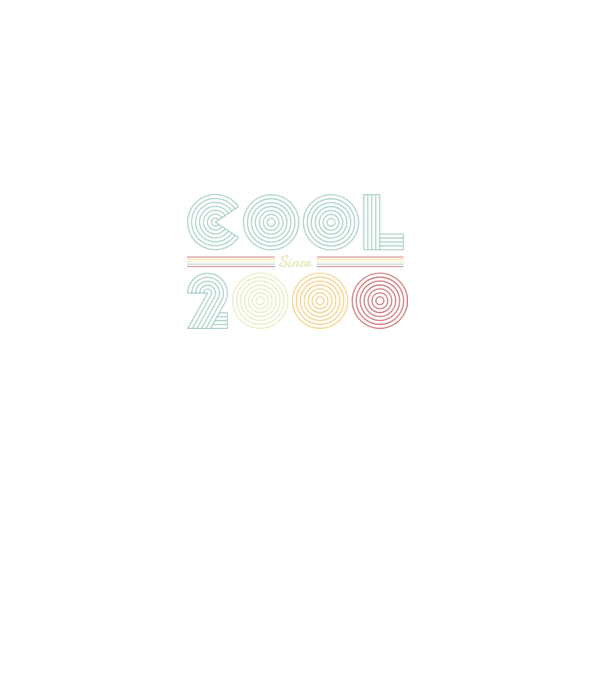 Cool Since 2000 minta fekete pólón