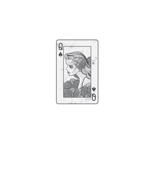 Poker minta fekete pólón