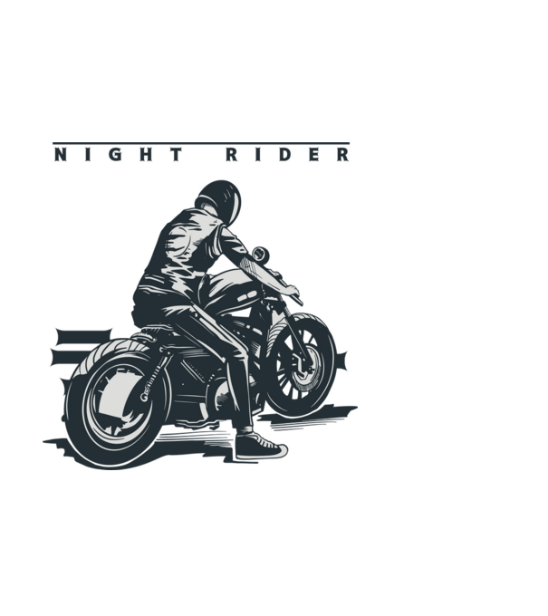 Motoros minta világoskék pólón