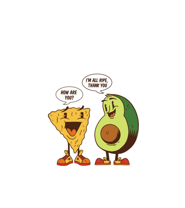 Im All Ripe minta fehér pólón