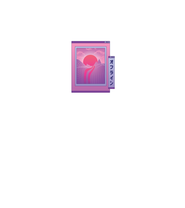 Retro wave minta fekete pólón