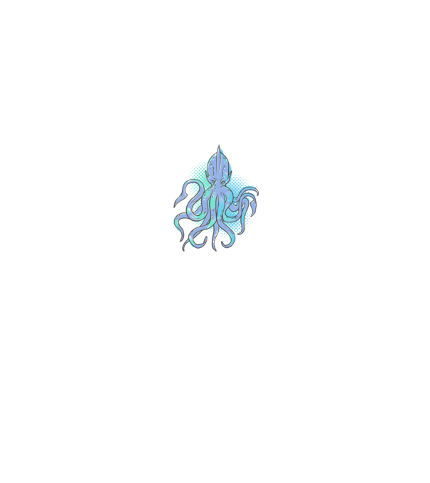 Polip Cthulhu minta fekete pólón