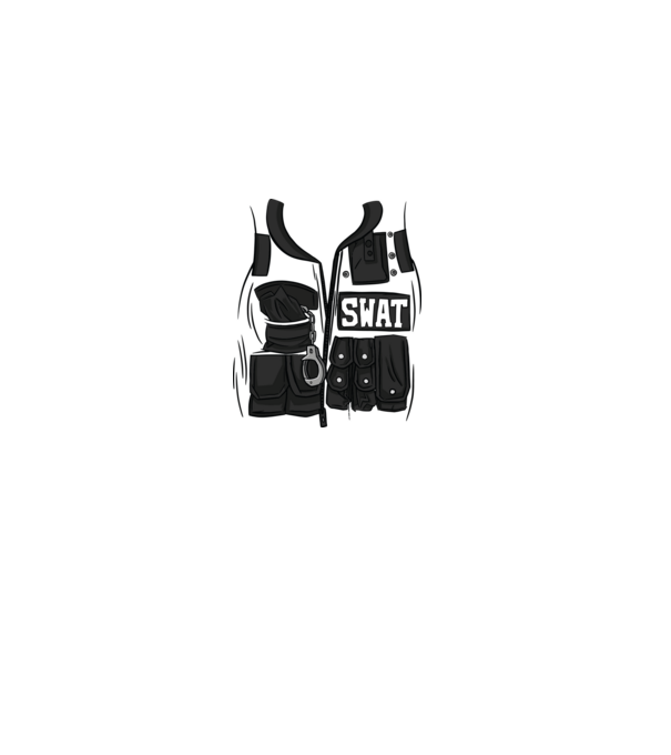 Swat minta fehér pólón