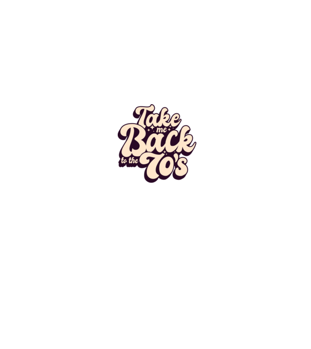 Retro - Take me back to the 70's minta szürke pólón