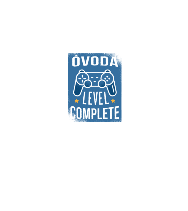 Óvoda level completed minta farmerkék pólón