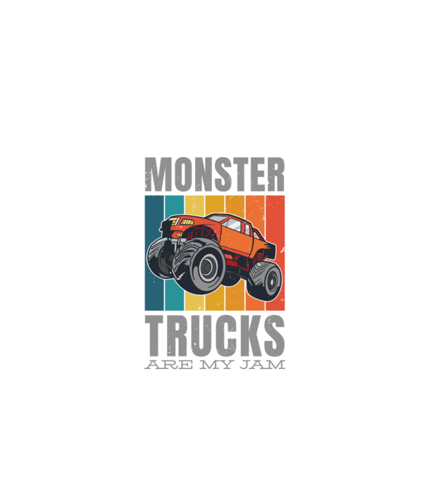 Monster Truck minta fekete pólón