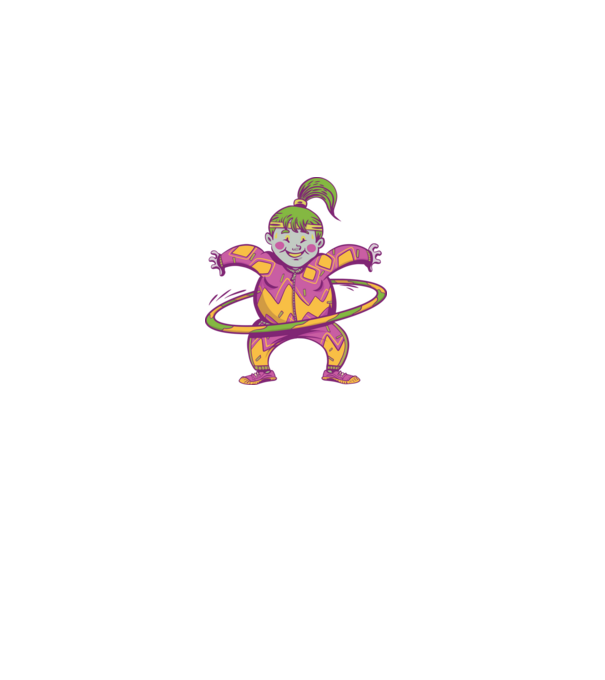 Hula Lady minta piros pólón