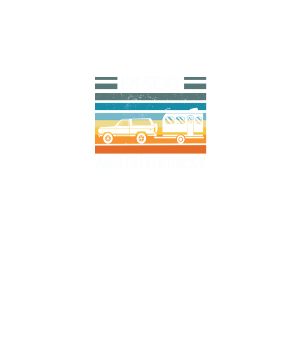 Sexy And Outdoorsy minta fekete pólón