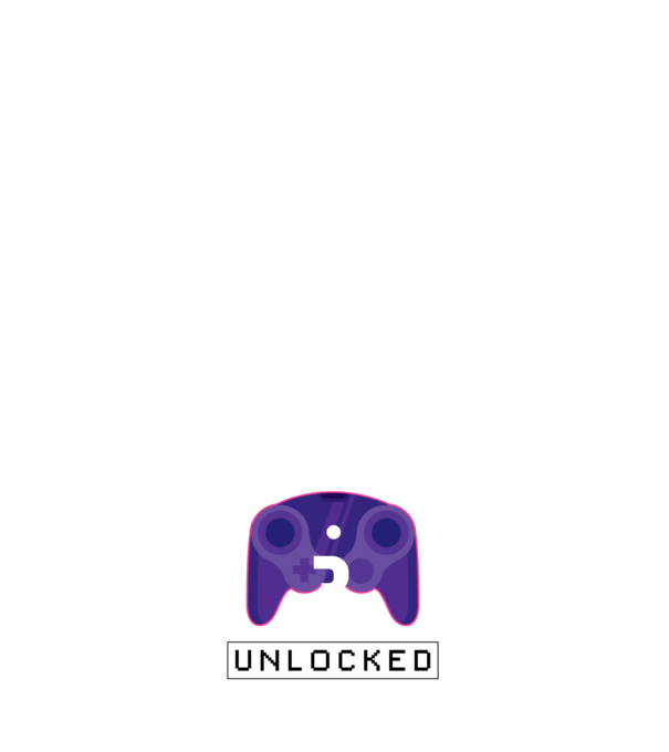 Level 3 Unlocked Gamer Születésnap minta sötétkék pólón