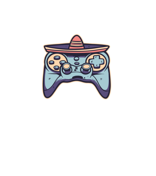 mexican joystick minta türkiz pólón