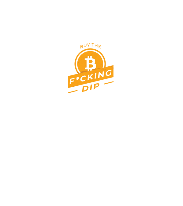 Bitcoin - Buy the fucking dip minta fekete pólón